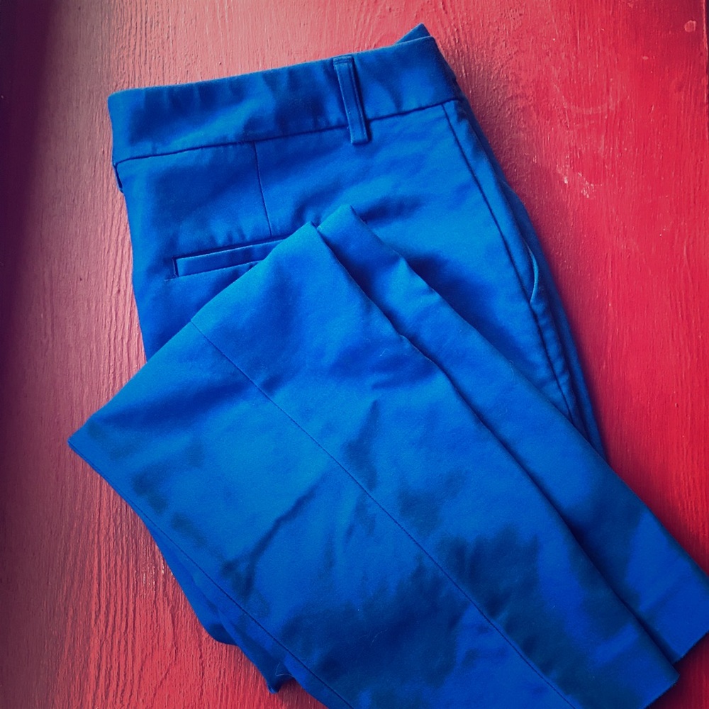 Express Cobalt Blue Columnist Pants, 8R